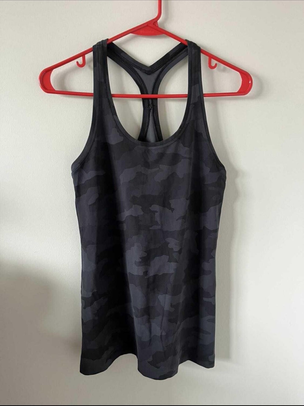 Lululemon Cool Racerback Tank Top *Nulu size 6 Heritage 365 Camo Deep Coal Multi